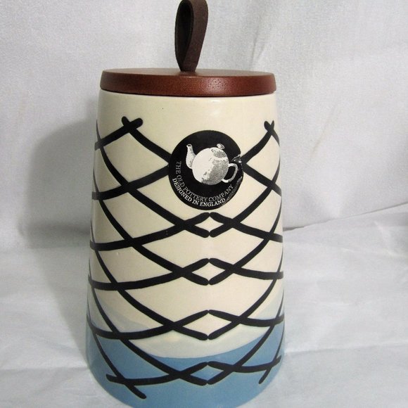 THE OLD POTTERY CO. FOOD SAFE RUSTIC CANISTER DESIGNED IN ENGLAND, - Picture 6 of 9